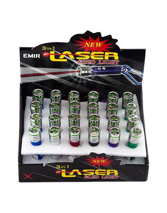 LAZERLİ FENER 3 İN 1 L-806 24’LÜ#