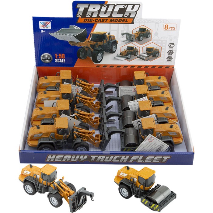 SÜRTMELİ METAL BAŞLIKLI İŞ MAKİNELERİ 8’Lİ K139B54