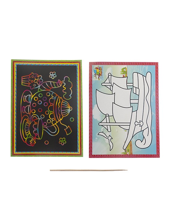 A4 KAZIMA VE BOYAMA KARTI KB-13
