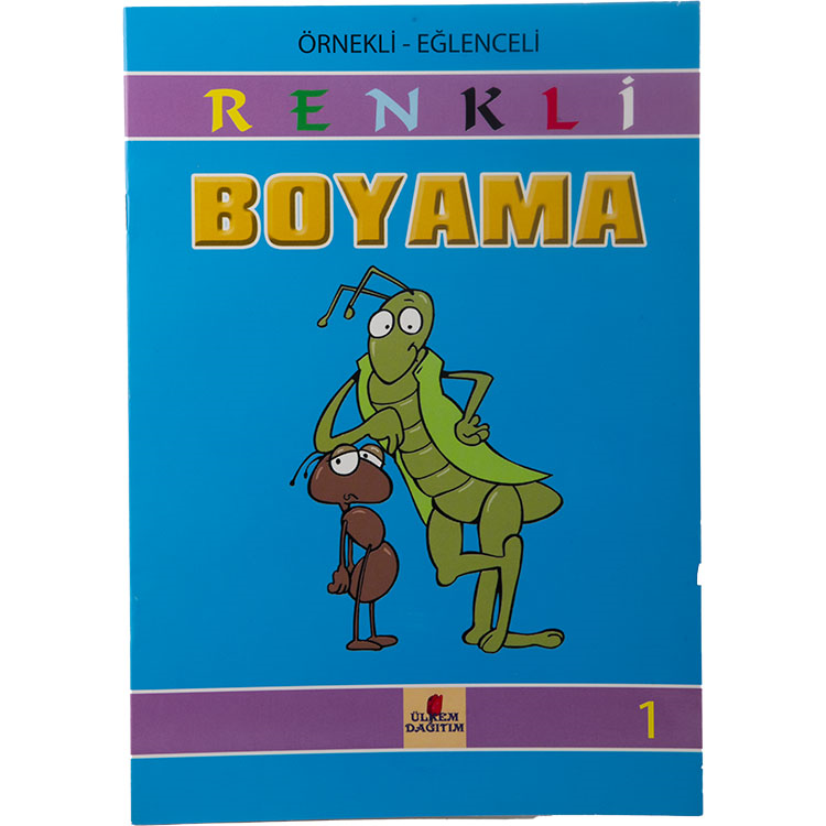 16 SAYFA RENKLİ BOYAMA DEFTERİ