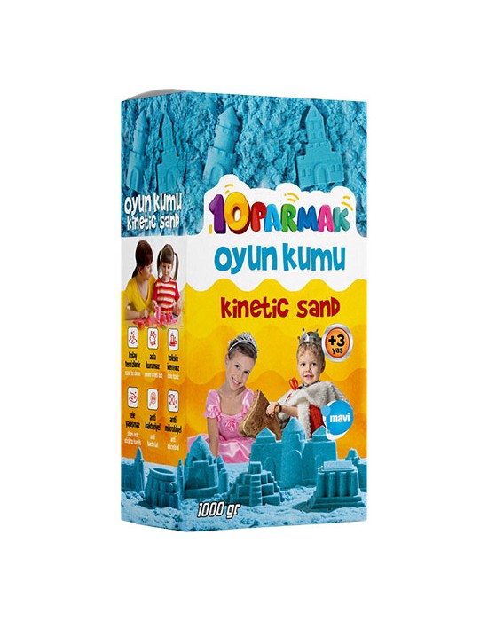 10 PARMAK KİNETİK KUM 1 KİLO#
