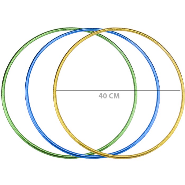 MİNİ METALİZE HULAHOP 40 CM