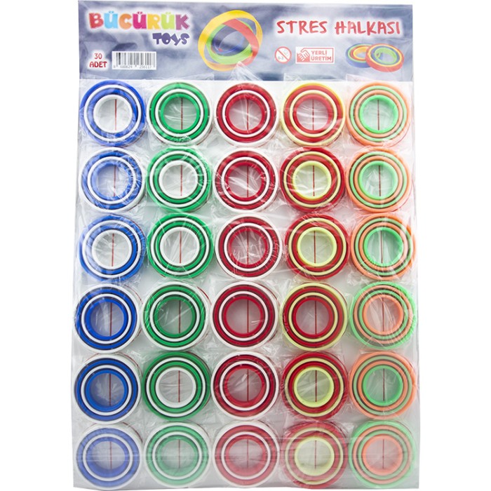 BÜCÜRÜK TOYS STRES HALKASI 30 ADET
