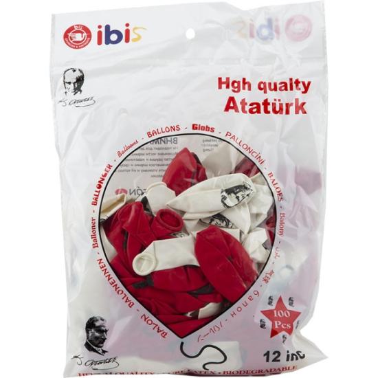 İBİS ATATÜRK BASKILI BALON 100’LÜ