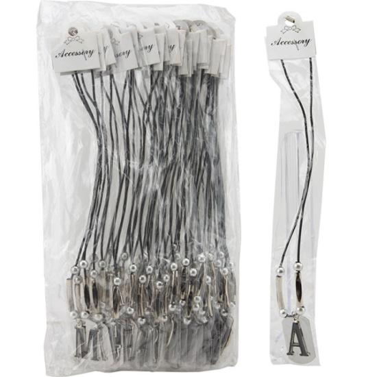 KÜÇÜK İPLİ HARFLİ ASKER KOLYE B-8