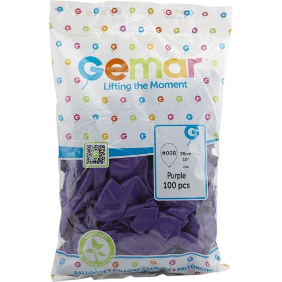 GEMAR MOR(PRUPLE) 10’’ İÇ MEKAN BALON G90-PRUPLE