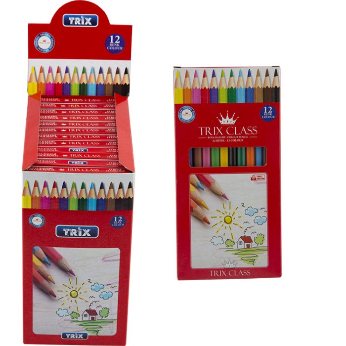 TRİX 12’Lİ TAM KURU BOYA